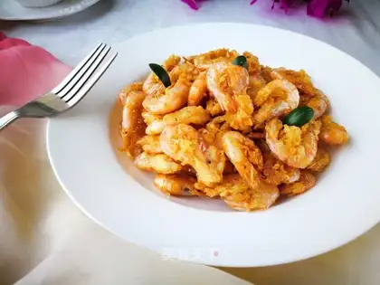 White and silver shrimp