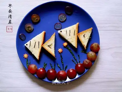 Breakfast platter one fish at a time