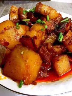 Potato red meat