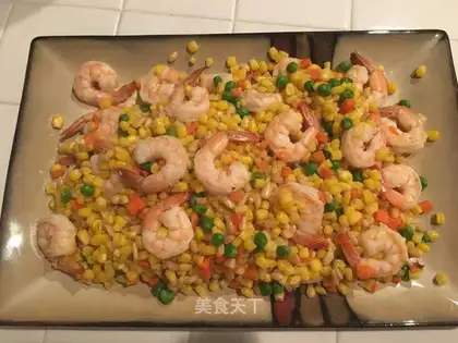 Pine corn shrimp