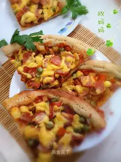 Barbecue pizza