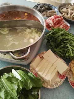 Seafood hotpot