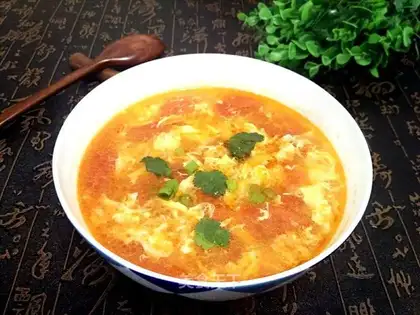Tomato egg soup