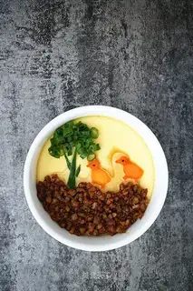 Meat and eggs