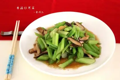 Fry mushrooms