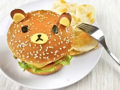 Easy Bear Japanese burger