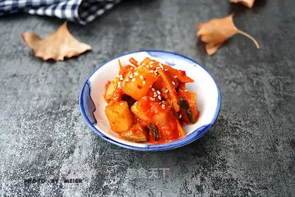 Korean radish pickles