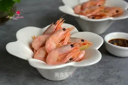 Shrimp in white