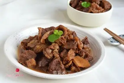 Home-cooked cow