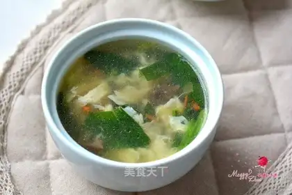 Soup from the sea cucumbers