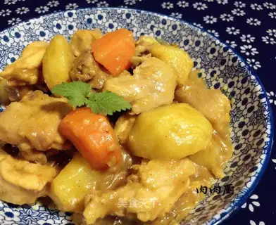 Thai potato curry chicken