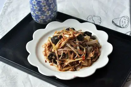 Spicy chicken silk