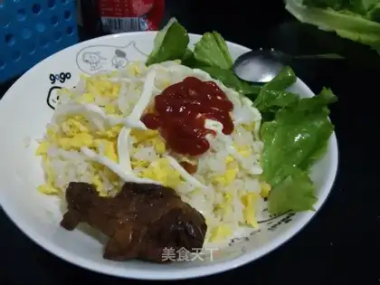 I'll put a chicken leg on my own