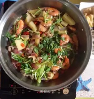 Spicy dry shrimp