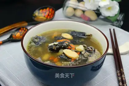 Four color chicken soup