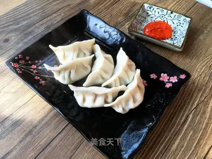 Shrimp green dumplings