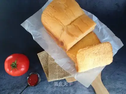 Bread machine tomato toast