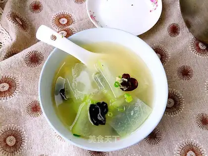 Shrimp-skin-mulcers. Soup