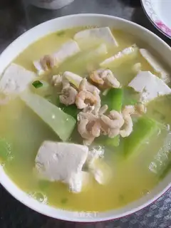 radish tofu soup
