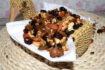 Every day, nuts and oatmeal