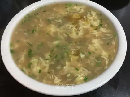 Fresh rice soup