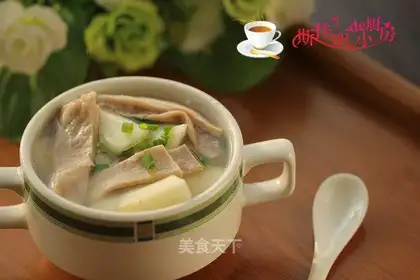 It's a pineapple soup