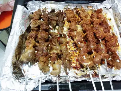 Homemade lamb string