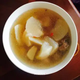Lamb chop carrot soup