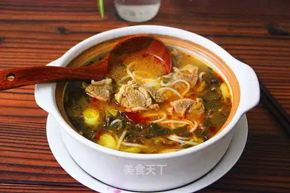 Sour beef casserole rice line