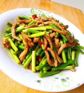 Garlic meat