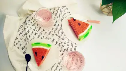 Watermelon cake