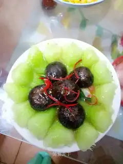 Green mushrooms