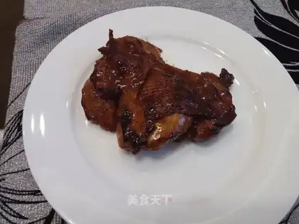 Burn chicken chops