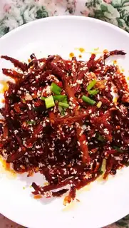 Spicy beef silk