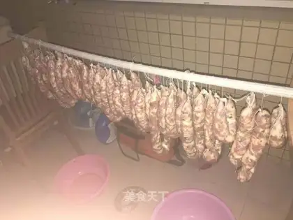 Homemade sausages