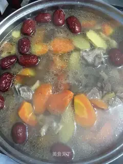 Carrot lamb chops