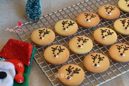 Christmas reindeer cookies