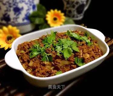 Meat and tofu