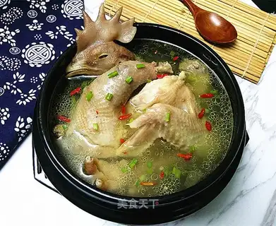 Old chicken soup