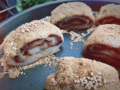 Homemade donkey rolls
