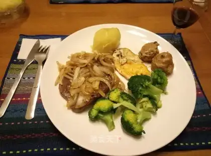 Christmas steak