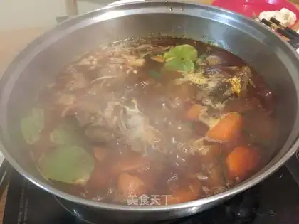 Spicy lamb hotpot