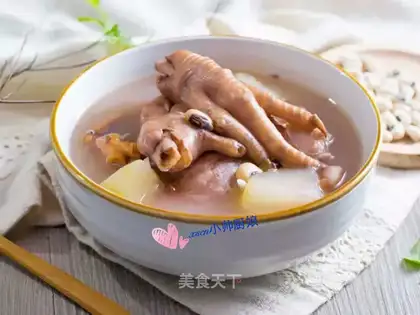 octopus chicken claw soup