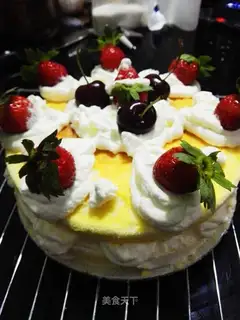 Strawberry yogurt cake