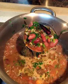 Sour bean soup