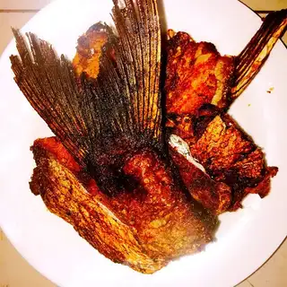 Fried mackerel