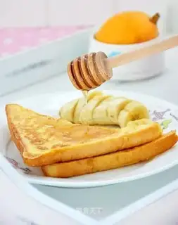 Egg milk toast