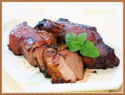 Barley barbeque fork