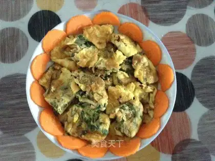 Mint fried eggs