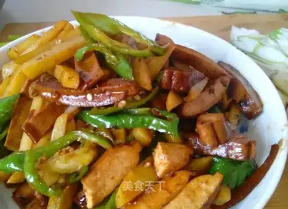 Potato fried beans